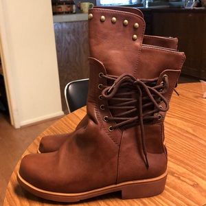 Brown boots